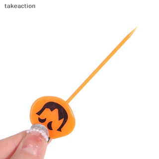 [takeaction] 10 ชิ้น / เซต ฮาโลวีน การ์ตูนเค้ก ขนมหวาน ไม้จิ้มฟัน ส้อมผลไม้ ปาร์ตี้ ท็อปเปอร์ [พร้อมส่ง]