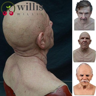 Willis หน้ากากยาง รูปคนแก่ สําหรับตกแต่งปาร์ตี้ฮาโลวีน