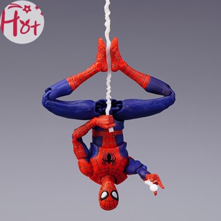 Goldensquare GE ตุ๊กตาฟิกเกอร์ Spider-Verse Action SV Parallel Universe Fat Peter Parker Spider Man ขยับข้อต่อได้ ของเล่นสําหรับเด็ก