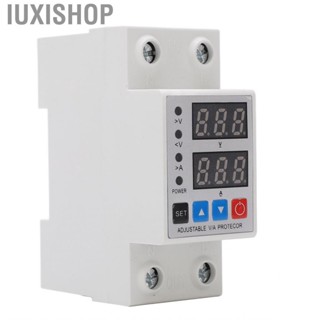 Iuxishop DIN Rail Voltage Protector Over Under Protective Device 240300V Dual