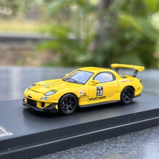 อิน✨✨โมเดลรถยนต์ Master 1: 64 Mazda RX7 GULF Hatsune ของเล่นสําหรับเด็กผู้ชาย