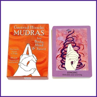 การ์ดเกม Oracle Fortune Telling Game Cards Mudras ของเล่นสําหรับเด็ก