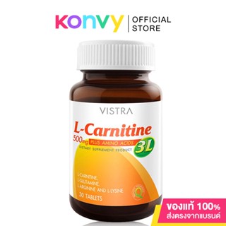 Vistra L-Carnitine Plus 3L (30 Tablets).