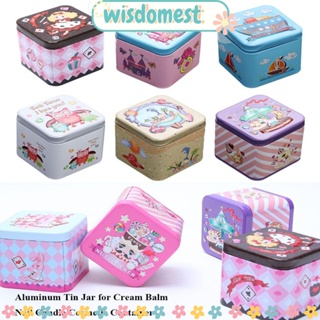 Wisdomest กระปุกดีบุก อลูมิเนียม หลายสไตล์ สําหรับครีมบาล์ม กล่องโลหะ ขวดรีฟิล