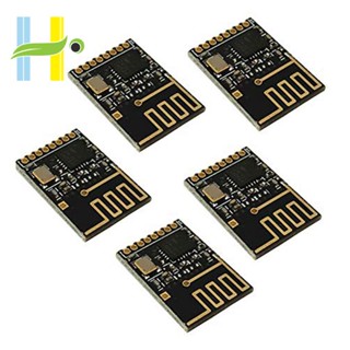 โมดูลรับส่งสัญญาณไร้สาย NRF24L01 + 2.4GHz SMD ขนาดเล็ก สําหรับ Arduino(5 ชิ้น) 2.4G