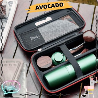 Avocarr กระเป๋าเก็บเครื่องบดกาแฟ ผ้าไนล่อน แบบพกพา สีดํา