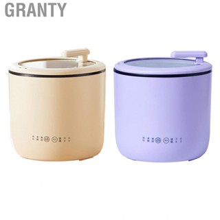 Granty Mini Rice Cooker  Heater Non Stick Safe Cooking 6h Reservation Touch Control for Home Travel Dormitory Office Outdoor