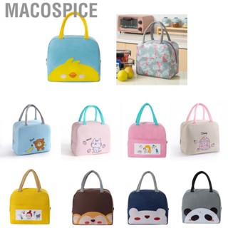 Macospice Lunch Bag Cute Cartoon  Insulated Large  Bento for School Office Travelling Picnic Kids Students