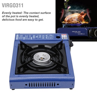 Virgo311 MS-520 แคมป์ปิ้ง เตาแก๊สแบบพกพาบิวเทน เตาบาร์บีคิวแบบพกพากันลมกลางแจ้ง