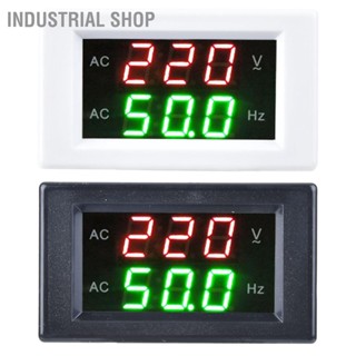 Industrial Shop เครื่องกำเนิดไฟฟ้า Dual แสดงผล LED Digital AC โวลต์มิเตอร์ความถี่เมตรเครื่องมือทดสอบ