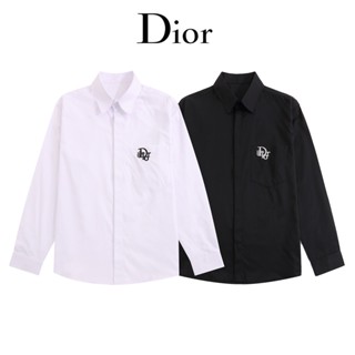 D8i8o-เสื้อเชิ้ต ปักลายตัวอักษร หน้าอกซ้าย ใส่สบาย ติดกระดุม อเนกประสงค์ สวยหรู สไตล์แฟชั่น สําหรับทุกเพศ Rtjkse