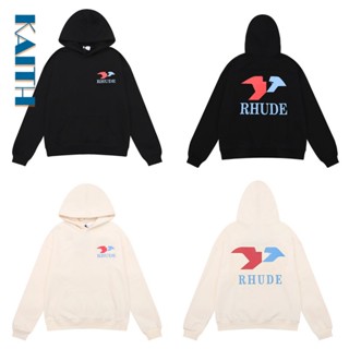 เสื้อกันหนาวแขนยาว มีฮู้ด ผ้าฝ้าย พิมพ์ลายกราฟฟิคโลโก้ตัวอักษร สีแดง และสีฟ้า สไตล์เกาหลี พลัสไซซ์ แฟชั่นสําหรับผู้ชาย และผู้หญิง พร้อมส่ง