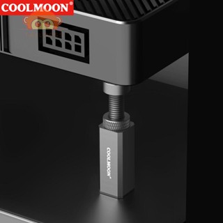 Coolmoon แจ็คการ์ดจอ ฐานแม่เหล็ก อลูมิเนียม กันลื่น กันรอยขีดข่วน สําหรับ ATX M-ATX ITX [Taylor.th]