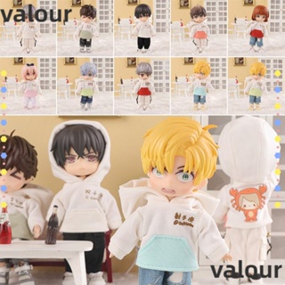 Valour เสื้อกันหนาว มีฮู้ด แฮนด์เมด อุปกรณ์เสริม สําหรับตุ๊กตา 1/12BJD