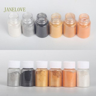 Jlove ผงสีเมทัลลิก 6 สี 10 กรัม 0 35 ออนซ์