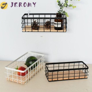 Jeromy ตะกร้าไม้ ฐานไม้ ทรงสี่เหลี่ยมผืนผ้า สไตล์โมเดิร์น สีดํา ขาว สําหรับจัดเก็บเสื้อผ้า