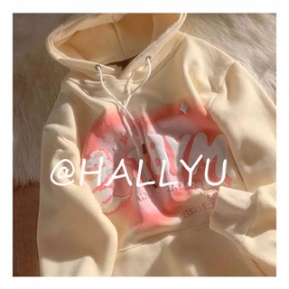 HALLYU  เสื้อผ้าผู้ญิง แขนยาว เสื้อฮู้ด คลุมหญิง สไตล์เกาหลี แฟชั่น  รุ่นใหม่ Trendy High quality Korean Style A98J39U 36Z230909