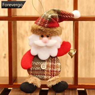 Forevergo จี้ตุ๊กตาซานตาคลอส สโนว์แมน 17 ซม. สําหรับแขวนตกแต่งบ้าน ต้นคริสต์มาส U3W7