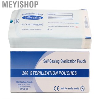 Meyishop 200Pcs Box  Autoclave Bag Disposable Sealed Self