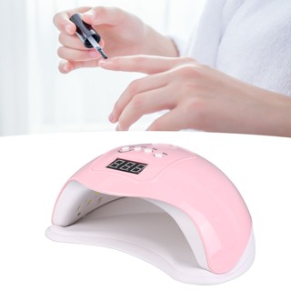 HaiR Ving เครื่องเป่าเล็บดิจิตอล 24pcs Light Chips 48W Portable Multi Mode USB LED Manicure Lamp Pink