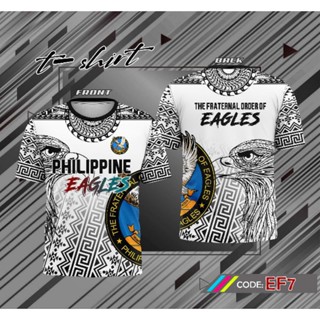 Philippine เสื้อยืด ลายนกอินทรีย์ แบบเต็มตัว