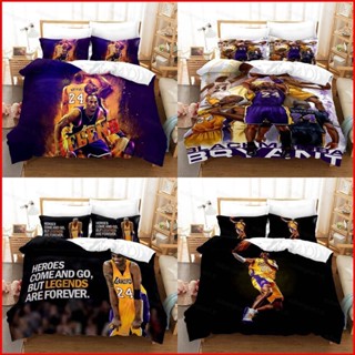 Yb1 Kobe Bryant 3in1 ชุดเครื่องนอน ผ้าปูที่นอน ผ้าห่ม ผ้านวม ซักทําความสะอาดได้ ใส่สบาย BY1