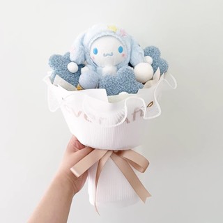 ของเล่นตุ๊กตาการ์ตูน Cinnamoroll ดอกไม้น่ารัก ของขวัญวันเกิด สําหรับแฟนสาว 33KA282