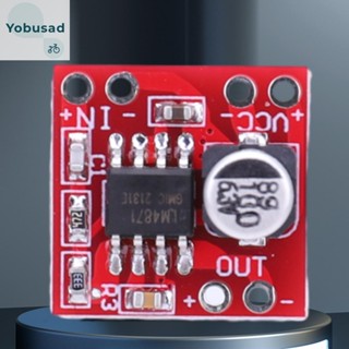 [Yobusad.th] Lm4871 บอร์ดขยายเสียง ช่องเดี่ยว 3W DC 3V-5V สําหรับลําโพงอิเล็กทรอนิกส์ DIY