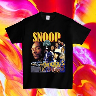 เสื้อยืดผ้าฝ้ายพิมพ์ลายขายดี เสื้อยืดแขนสั้น พิมพ์ลาย Snoop DOGG Dog Lord สไตล์ฮิปฮอป วินเทจ ยุโรป และอเมริกา