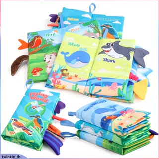 (ซักได้) หนังสือผ้าสำหรับเด็ก Early Education Book For Baby Story Fabric Book หนังสือเสียงเด็ก (twinkle.th)