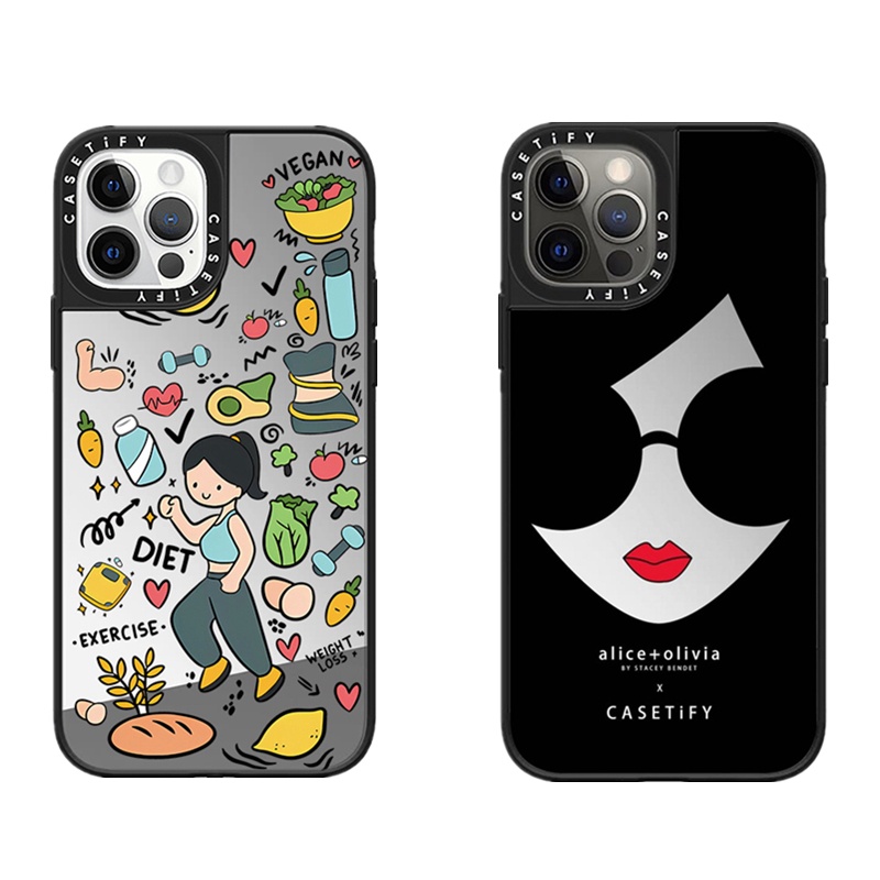 เคสโทรศัพท์มือถือ PC แบบแข็ง ลาย Alice Olivia Self Discipline Girl CASETIFY สําหรับ iPhone 15 14 11 