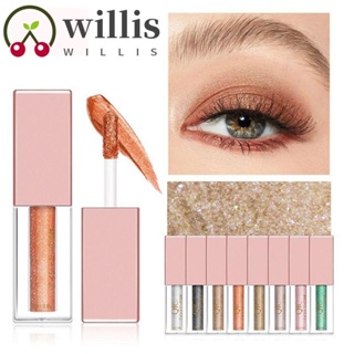 Willis อายแชโดว์ เนื้อลิขวิด กลิตเตอร์ ชิมเมอร์ ไม่บิน กันน้ํา ติดทนนาน