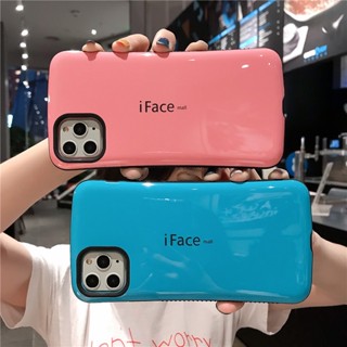 Iface Mall เคสโทรศัพท์มือถือ ป้องกัน ปิดด้านหลัง สีวาว สําหรับ iPhone 15 14 Pro 12 Mini 11 XR XS Max 7 8 Plus 13