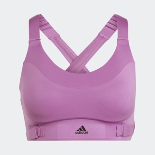 adidas เทรนนิง บราซัพพอร์ตระดับสูง FastImpact Luxe Run ผู้หญิง สีม่วง HL8562