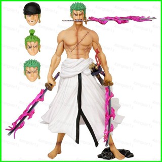 โมเดลฟิกเกอร์ อนิเมะ One Piece Roronoa Zoro สี่หัว ของเล่น ของสะสม สําหรับตกแต่งบ้าน