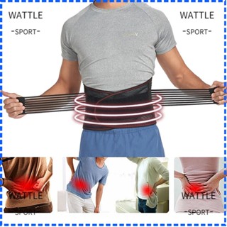 Wattle เข็มขัดพยุงหลัง ระบายอากาศ ป้องกันการลื่นไถล สําหรับออกกําลังกาย