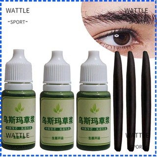 Wattle น้ํายาเร่งการเจริญเติบโตของคิ้ว, หญ้าอัสมา 10 มล. Cilia Growth Nourishing Liquid, Hot Sale Extract Eyes Makeup Nourishing Eyelash Growth Liquid ผู้หญิง