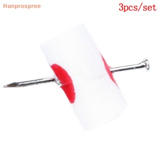 Hanprospree&gt; เล็บปลอม แฮนด์เมด ของเล่นฮาโลวีน สําหรับเด็ก 3 ชิ้น ต่อชุด