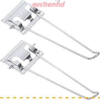 Suchenhd ขาโต๊ะ โลหะ พับได้ แบบพกพา สําหรับแล็ปท็อป DIY 2 ชิ้น