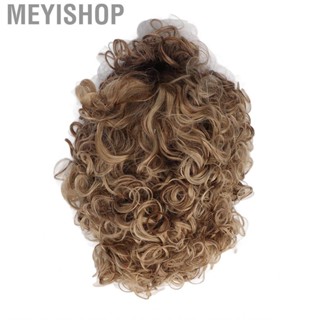 Meyishop Women Short Hair Wigs  Curl Durable for Daily Use