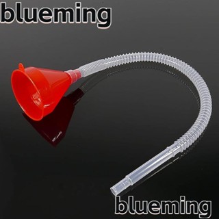 Blueming2 กรวยเติมน้ํามันเบนซิน ท่อยาว กันรั่วซึม สําหรับเครื่องยนต์ รถจักรยานยนต์ รถยนต์