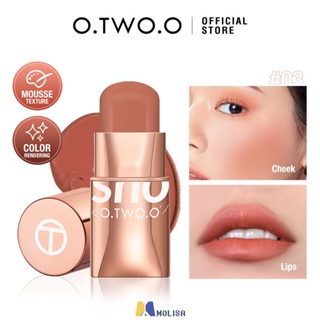 O.two.o Vitality Smooth Blush Cream Contour Repair, Brightening และ Natural Nude Makeup Blush Stick MOLISA