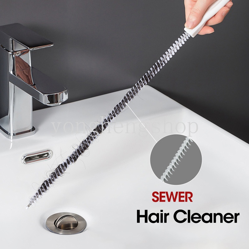 อุปกรณ์แปรงทําความสะอาดท่อระบายน้ํา 45 60 ซม. ยืดหยุ่น งอได้ สําหรับห้องครัว ห้องน้ํา - รูปที่ 7