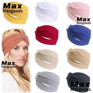 Maxg ที่คาดผมกีฬา กว้าง 10 สี กันลื่น ยืดหยุ่น วิ่ง อุปกรณ์เสริม ที่คาดผมยืด