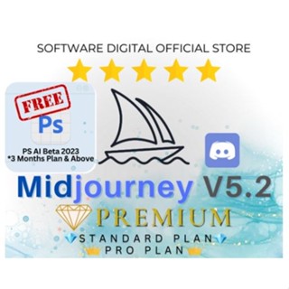 Midjourney AI TANDARD/PRO PLAN | V5.2 | AI DRAWING | ARTIFICIAL INTELLIGENCE | SHARED ACC |