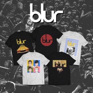 T-shirt  เสื้อยืด พิมพ์ลายวง Britpop Blur Series DTG Kornit 👕S-5XL