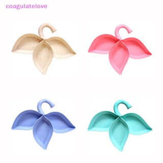 Coagulatelove ถาดใส่อาหาร ซอส ซูชิ รูปใบไม้ สามใบ สร้างสรรค์ 1 ชิ้น [ขายดี]