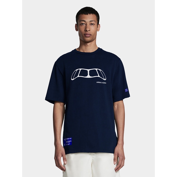 GEYZERLA AIRBUS A350 พิมพ์เสื้อยืด AIRBUS AIRBUS เครื่องบิน Casual TEE ผ้าฝ้ายแขนสั้น
