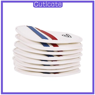 [CUTICATE] ปลอกคลุมหัวไม้กอล์ฟ เหล็ก กันน้ํา กันรอยขีดข่วน 4-9 PSA 9 ชิ้น