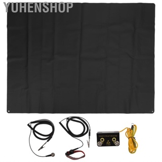 Yuhenshop Earthing Grounding Mat Grounded 54.3x70.9in Exercise Fitness Pad